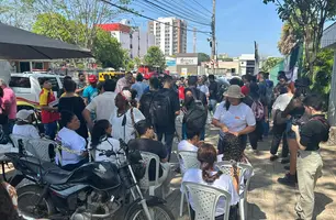 Manifestação em homenagem à Janaína Bezerra (Foto: Gabriel Prado/Conecta Piauí)