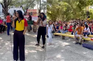 Manifestação em Teresina (Foto: Tiago Moura / Conecta Piauí)