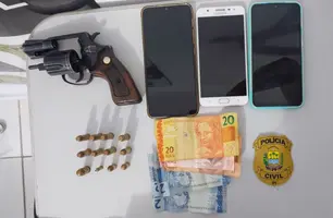 Material apreendido (Foto: Divulgação/SSP)