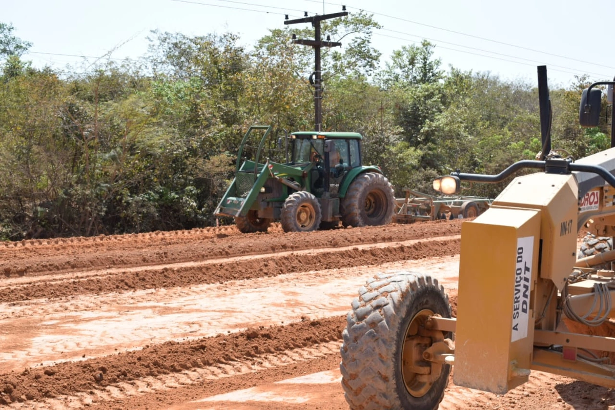 Obra da duplicação da BR-316