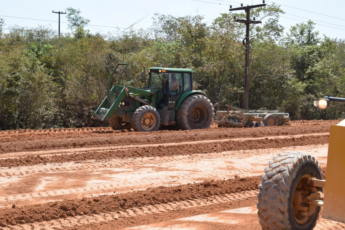 Obra da duplicação da BR-316