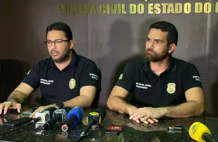 Polícia Civil em apresentação dos dados finais da operação Cerco Fechado (Foto: Divulgação)