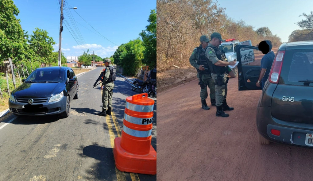 Polícia Militar realiza blitz na prevenção de crimes na região do litoral