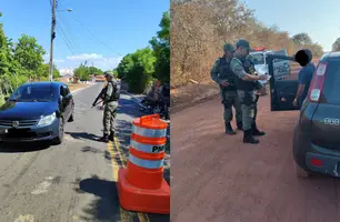 Polícia Militar realiza blitz na prevenção de crimes na região do litoral (Foto: Reprodução)