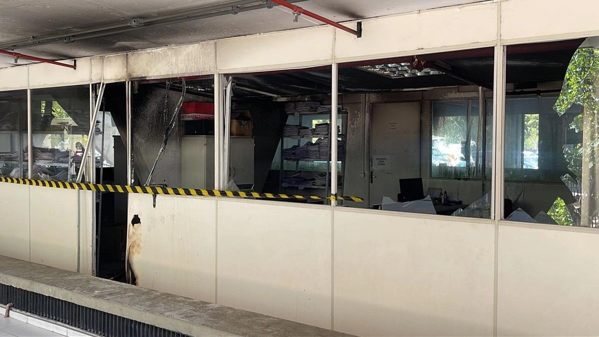 Princípio de incêndio na Sesapi