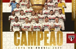 São Paulo vence Flamento e é campeão da Copa do Brasil 2023 (Foto: Reprodução)