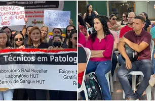 Servidores municipais paralisam (Foto: Tiago Moura / Conecta Piauí)