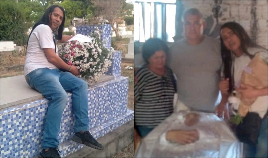 Thanis Killian em velório de sua mãe nesta terça-feira (19/09)