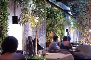 Vazamento no Restaurante Vasto (Foto: Reprodução)