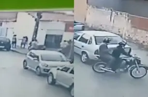 Velório de jovem que morreu em acidente é marcado por correria durante arrastão (Foto: Reprodução)