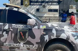 Viatura da Polícia Militar de Luís Correia (Foto: Conecta Piauí)