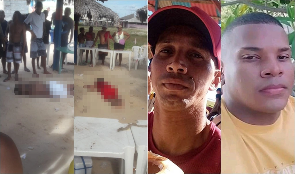 Vítimas de crime na praia