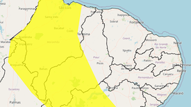 Alerta de chuvas intensas (Foto: Inmet)