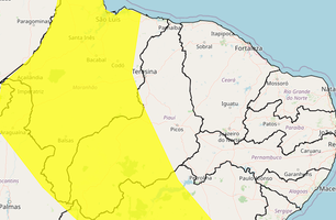 Alerta de chuvas intensas (Foto: Inmet)