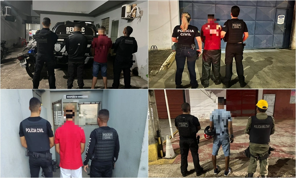 Apreendidos em blitzen em Teresina