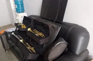 Apreensões do 1ª DP (Foto: Divulgação)