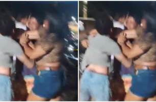 Barraco em Demerval Lobão: disputa por 'boy' gera repercussão nas redes sociais (Foto: Reprodução)