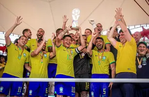 Beach Soccer: Brasil conquista o Maranhão Cup International (Foto: Ariel Lemos/AP Assessoria)