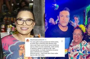 Cantor da banda Chicabana confunde prefeita de Timon (Foto: Reprodução/Instagram)