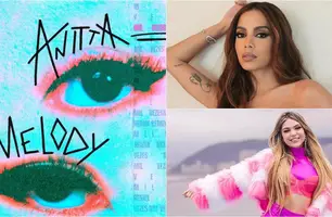 Capa de 'Mil Veces', colaboração entre Anitta e Melody (Foto: Reprodução)