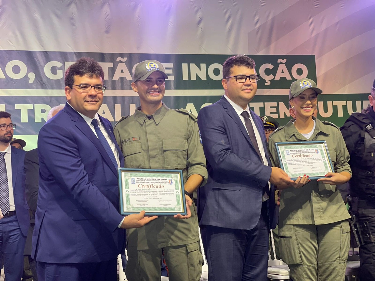 Cerca de 350 novos policiais são formados para fortalecer a segurança do Piauí