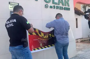 Clínica é interditada após corpo de animais serem encontrados em Parnaíba (Foto: Renato Carlos / Conecta Piauí)