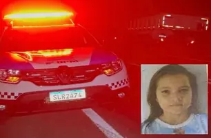 Colisão entre caçamba e moto mata menina de 8 anos na BR 343 no Norte do Piauí (Foto: Reprodução)