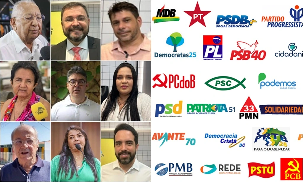 Confira posicionamento dos partidos aos pré-candidatos à prefeito de Teresina
