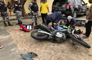 Criminosos e policial ficam feridos após acidente em perseguição em Teresina (Foto: Conecta Piauí)