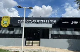 Departamento de Roubo e Furto de Veículo (DRFV) (Foto: Tiago Moura/ Conecta Piauí)