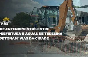 Desentendimentos entre Prefeitura e Águas de Teresina 'detonam' vias da cidade (Foto: Divulgação)