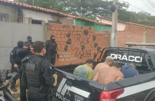 Draco prende seis pessoas suspeitas de participar do tribunal do crime em Teresina (Foto: Reprodução)