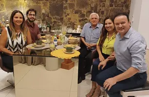 Encontro na residência de Paulo Márcio (Foto: Reprodução/Redes Sociais)