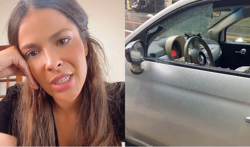 Ex-BBB piauiense Gyselle Soares se desespera após ser assaltada SP