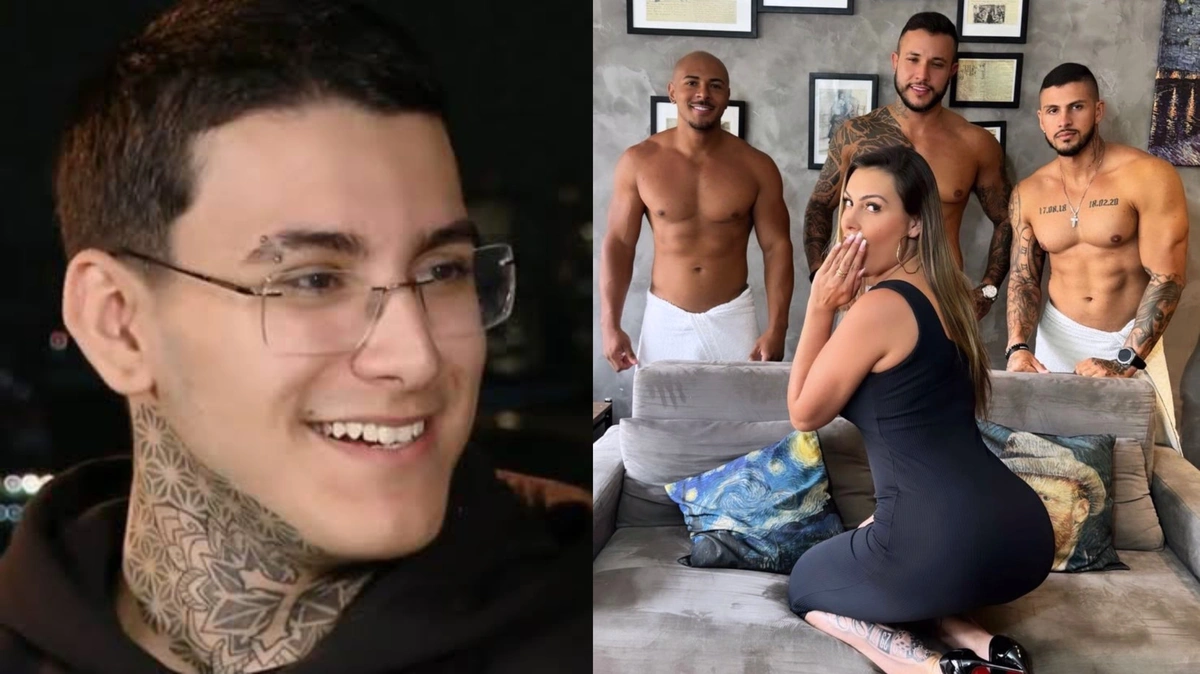 Filho de Andressa Urach revela detalhes sobre gravação erótica da mãe