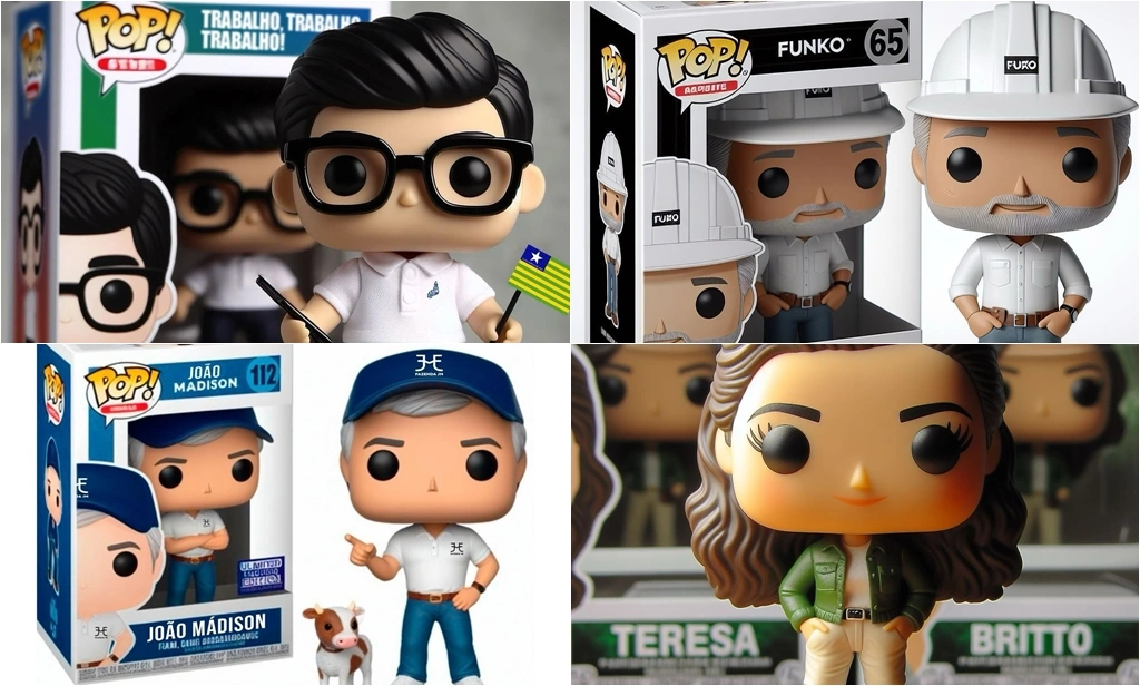 Funko Pop de políticos piauienses