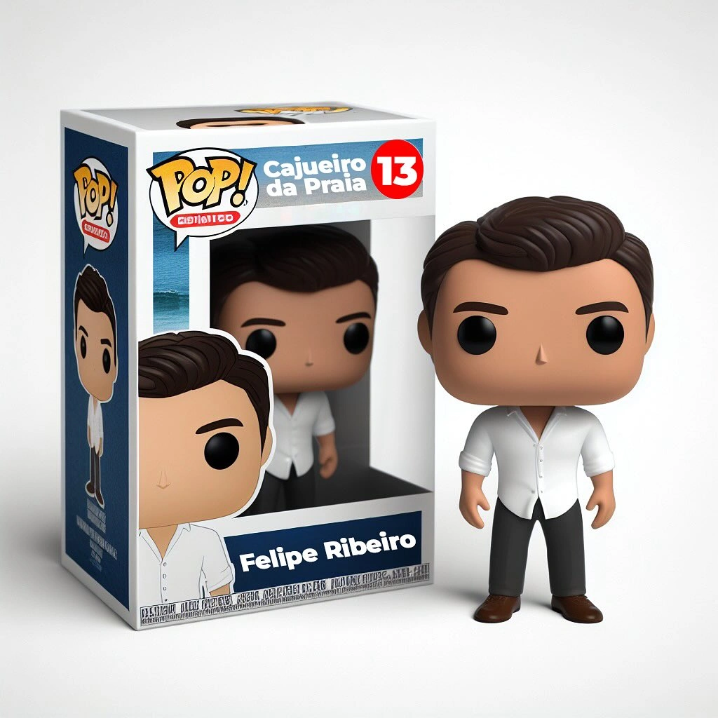 Funko Pop do prefeito Felipe Ribeiro