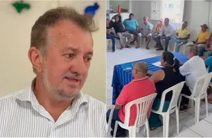 Joãozinho Felix em reunião com presidentes dos bairros (Foto: Reprodução)