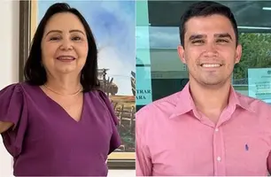 Lúcia Moura e Selindinho (Foto: Reprodução)