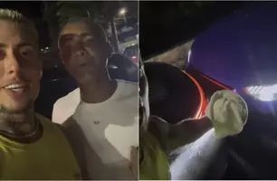 MC Daniel e jogador Romário (Foto: Reprodução)