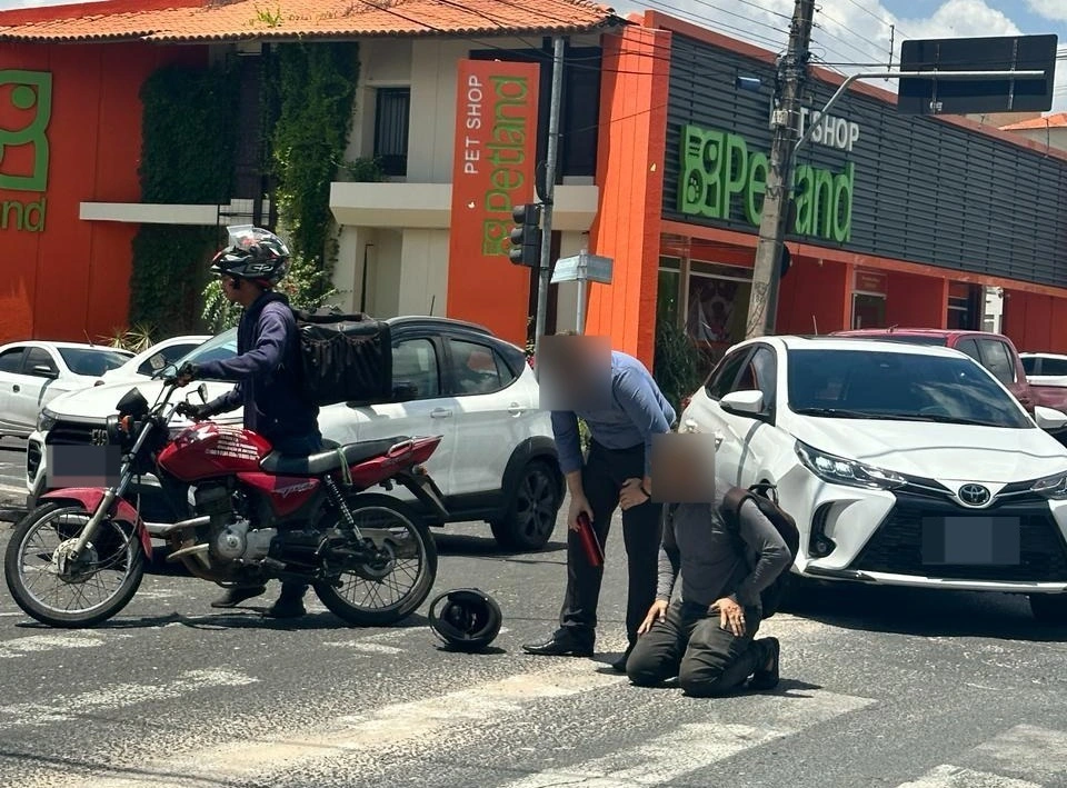 Motociclista sofre acidente na zona Leste de Teresina