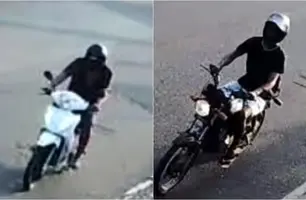 Mulher tem moto roubada por dupla de assaltantes (Foto: Reprodução)
