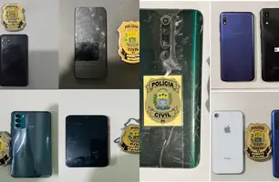 Nove celulares roubados são recuperados no começo de 2024 em Parnaíba (Foto: Reprodução)