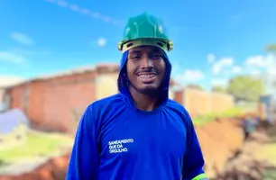 Obras de esgotamento sanitário no Joia atingem 90% de execução (Foto: Reprodução)