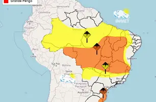 Piauí fica em alerta para chuvas intensas em todas as cidades (Foto: Reprodução)