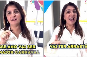 Prefeita Maninha Fontenele em vídeo publicado nas redes sociais (Foto: Reprodução)