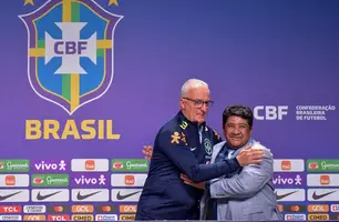 Presidente da CBF, Ednaldo Rodrigues, apresenta Dorival Júnior, novo técnico da Seleção Brasileira (Foto: Staff Images / CBF)