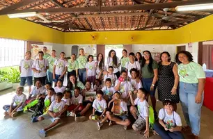 Projeto Comunidade Sustentável: Semeando o Futuro (Foto: Leonor Evaristo)