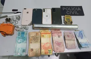 Quatro pessoas da mesma família são presas por tráfico de drogas em Parnaíba (Foto: Reprodução)