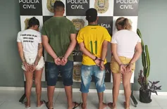 Quatro pessoas são presas suspeitas de diversos crimes em Esperantina